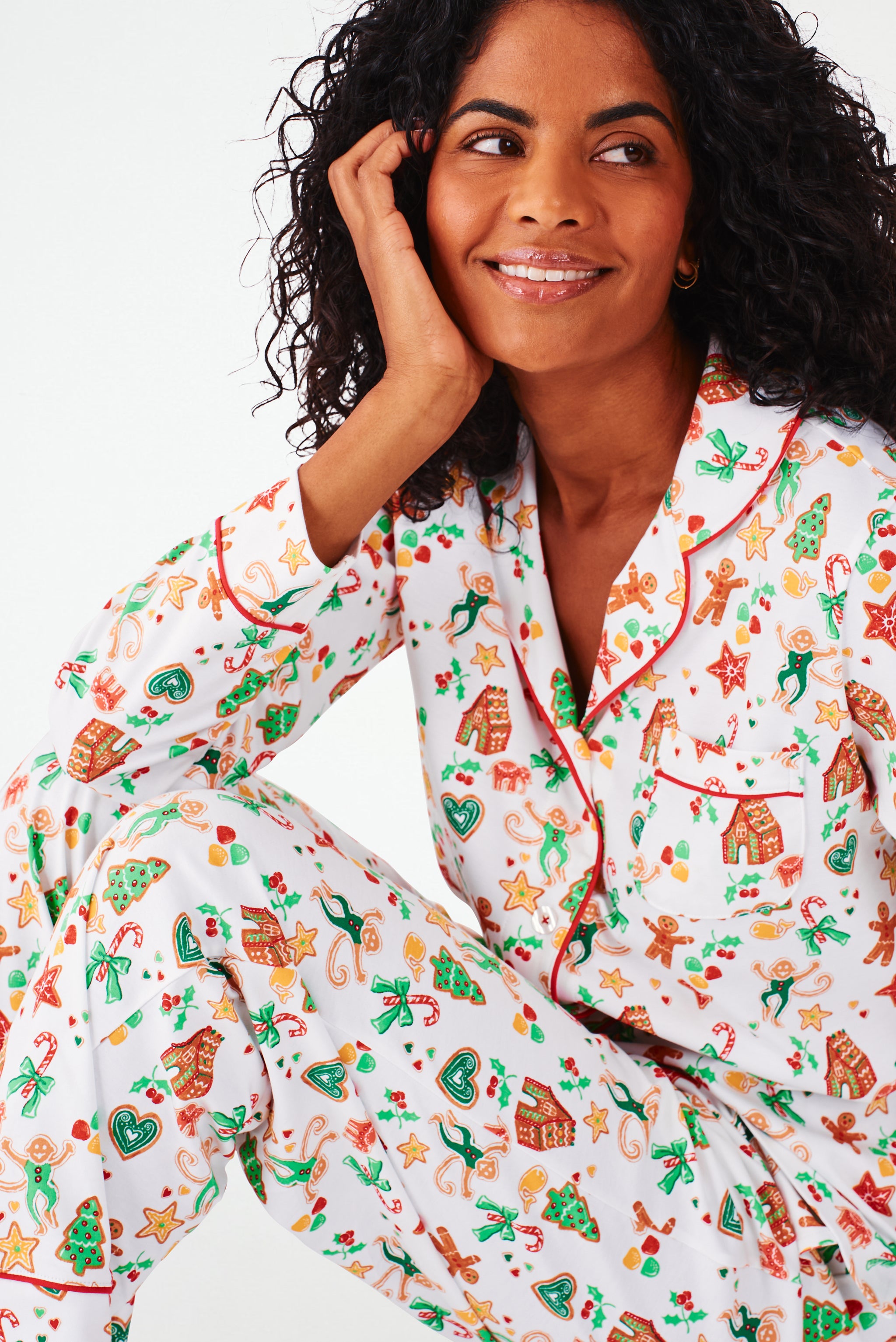 Stylish Roller Rabbit Christmas Pajamas for Adults